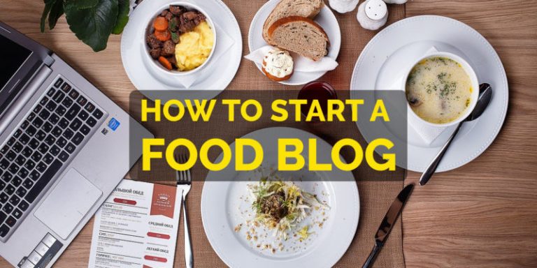 How to start a food blog