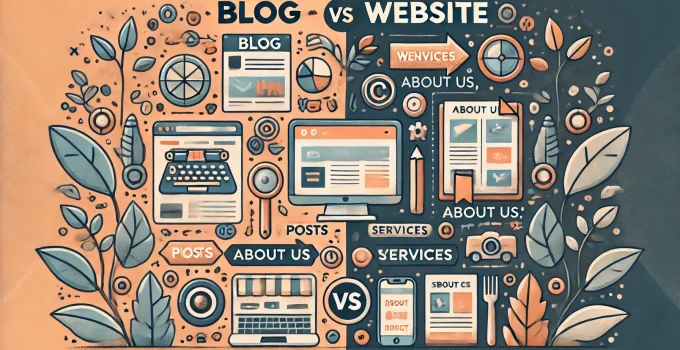 Blog vs Website